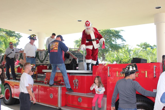 Visiting sick children at Christmas